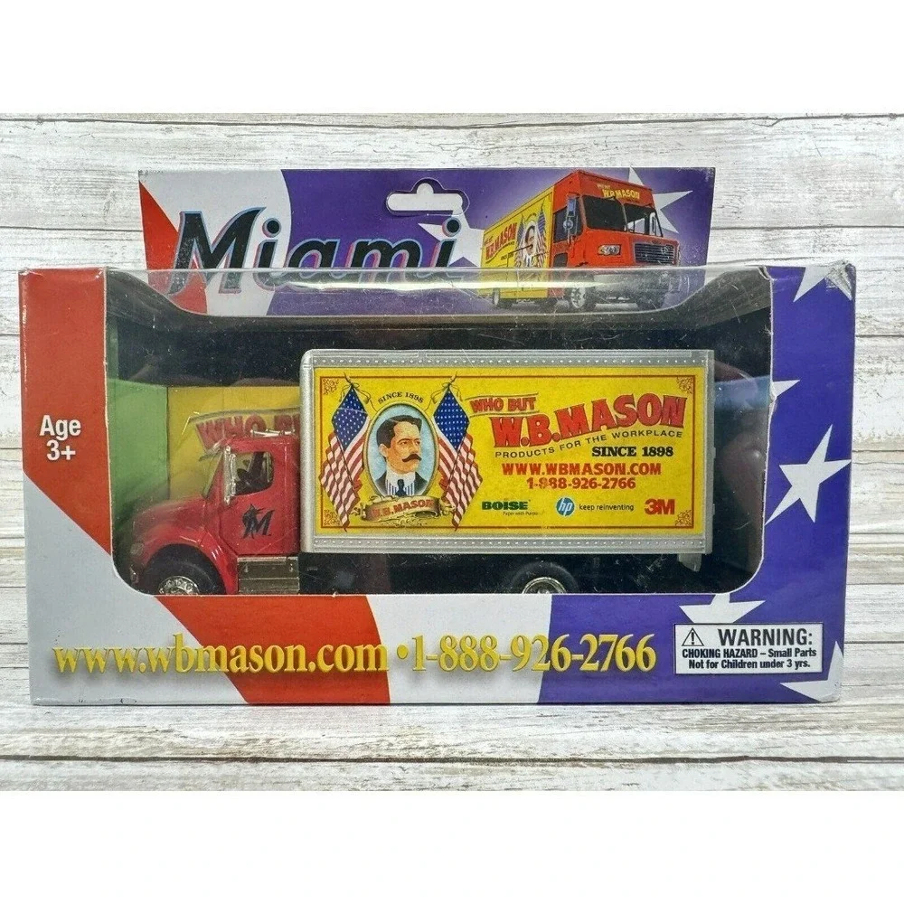 Miami‎ Marlins  Baseball Team new edition W.B. Mason truck toy
